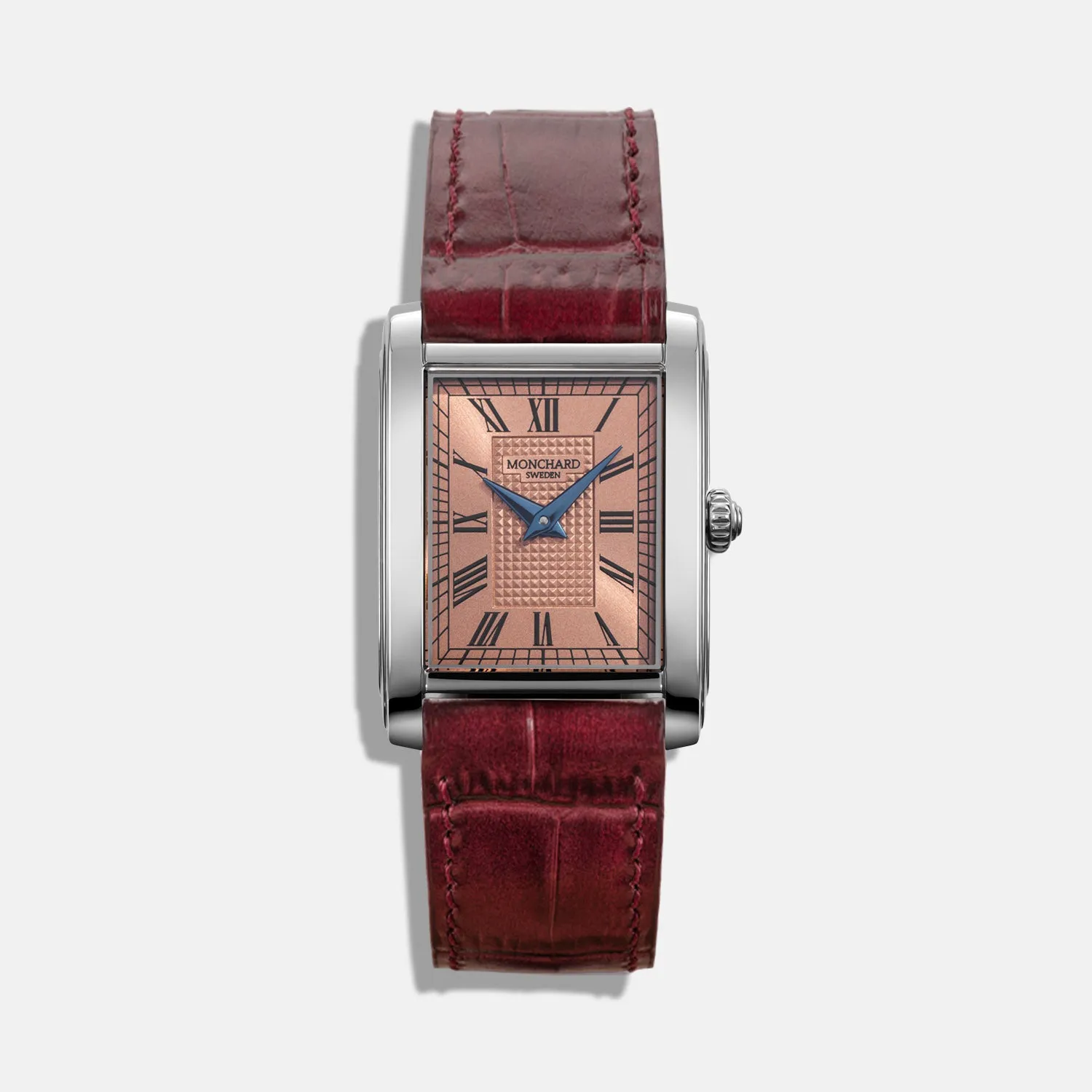 MonChard Limited Edition Salmon klokke med rem, lenke kan velges