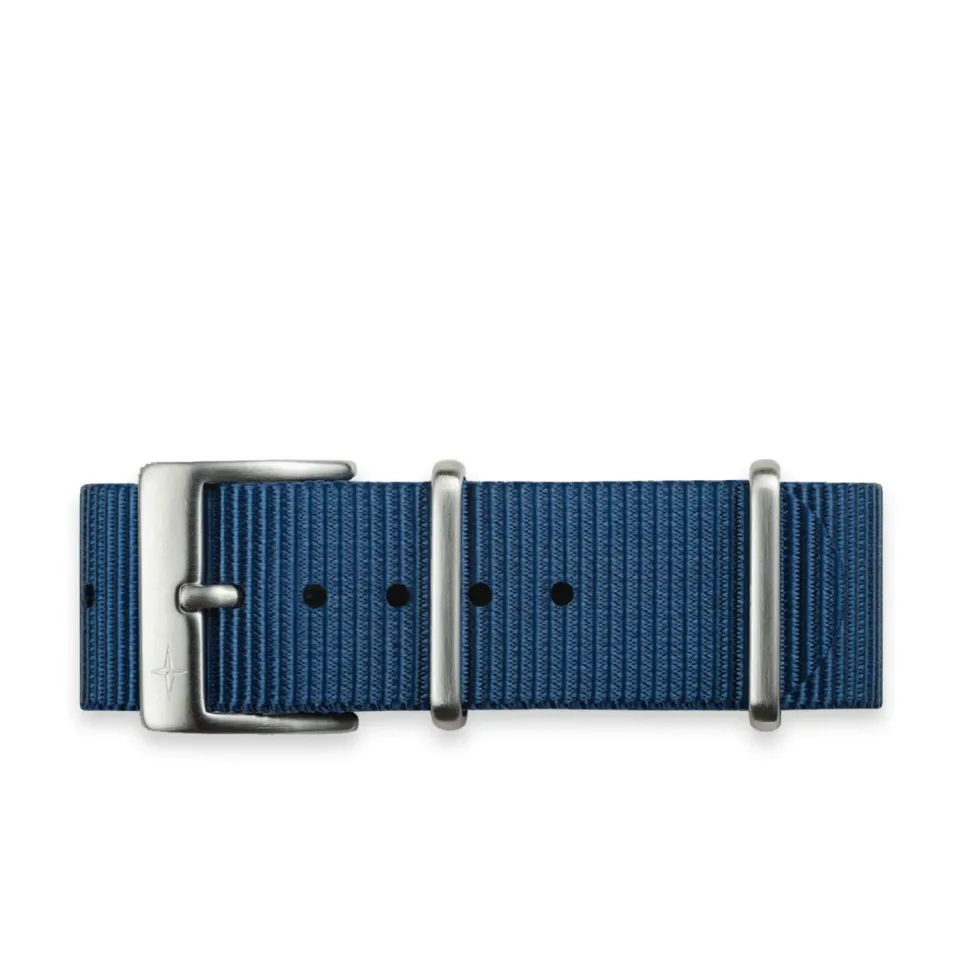 DAVOSA Nylon Blue 20mm/22mm blå nylonrem 20 eller 22 mm