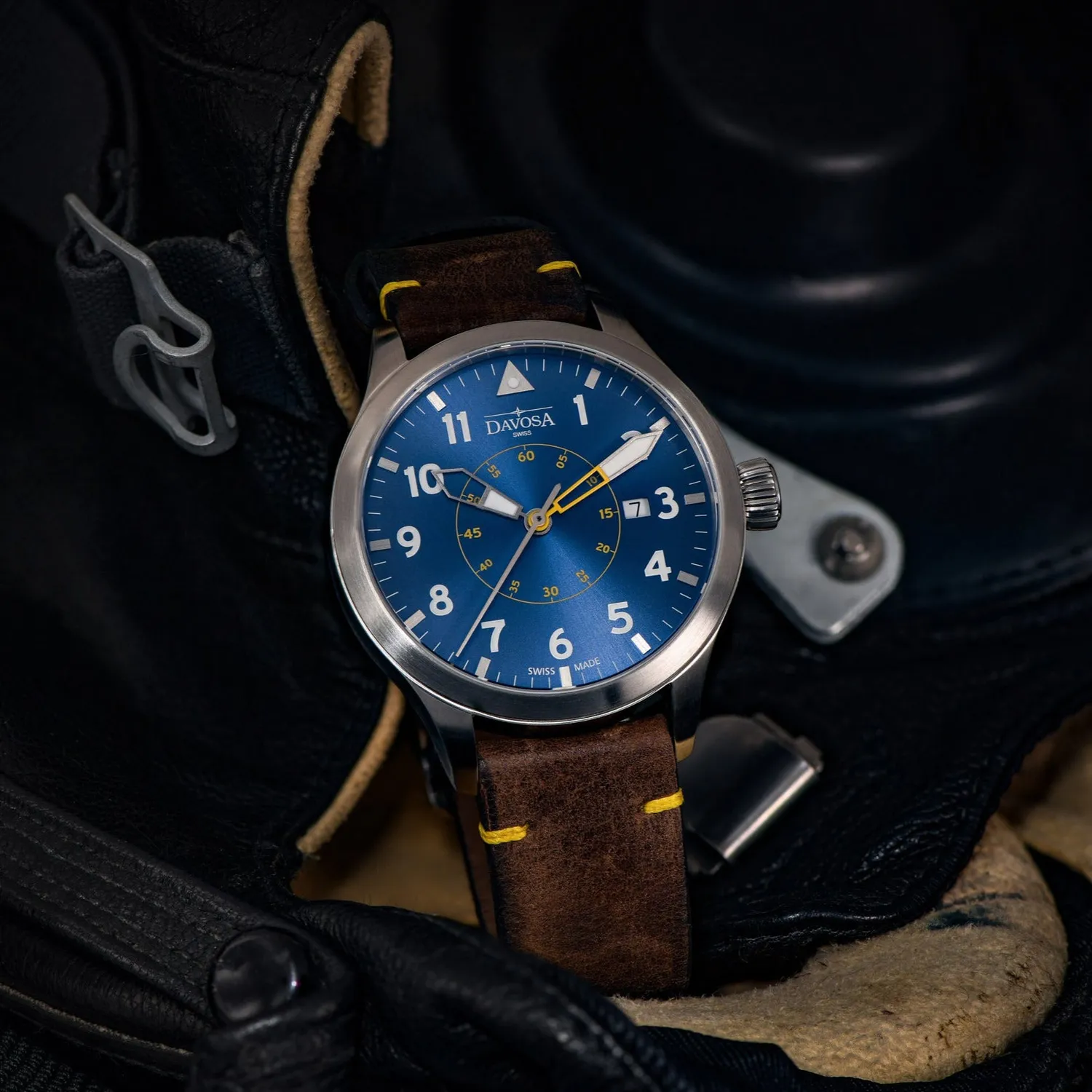 DAVOSA Neoteric Pilot pilotklokke automatisk 42 mm stål