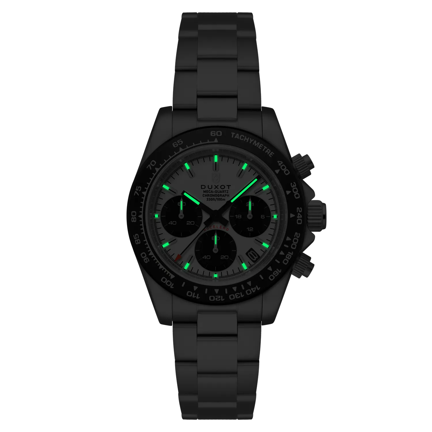 Duxot Accelero Insignia White kronograf klokke 40 mm