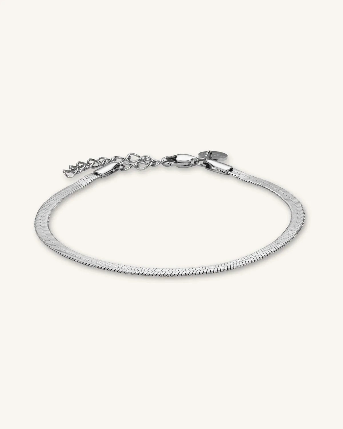 Rosefield Snake Bracelet armbånd sølv 16,5–19,5 cm