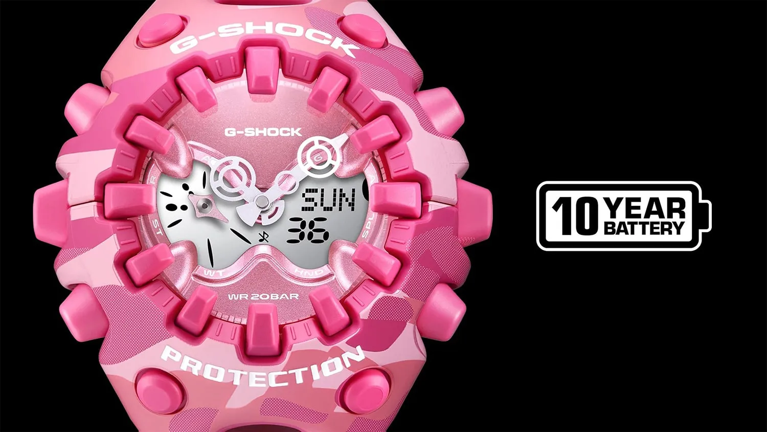 G-Shock GA-V01CMG-4AER klokke 58 mm