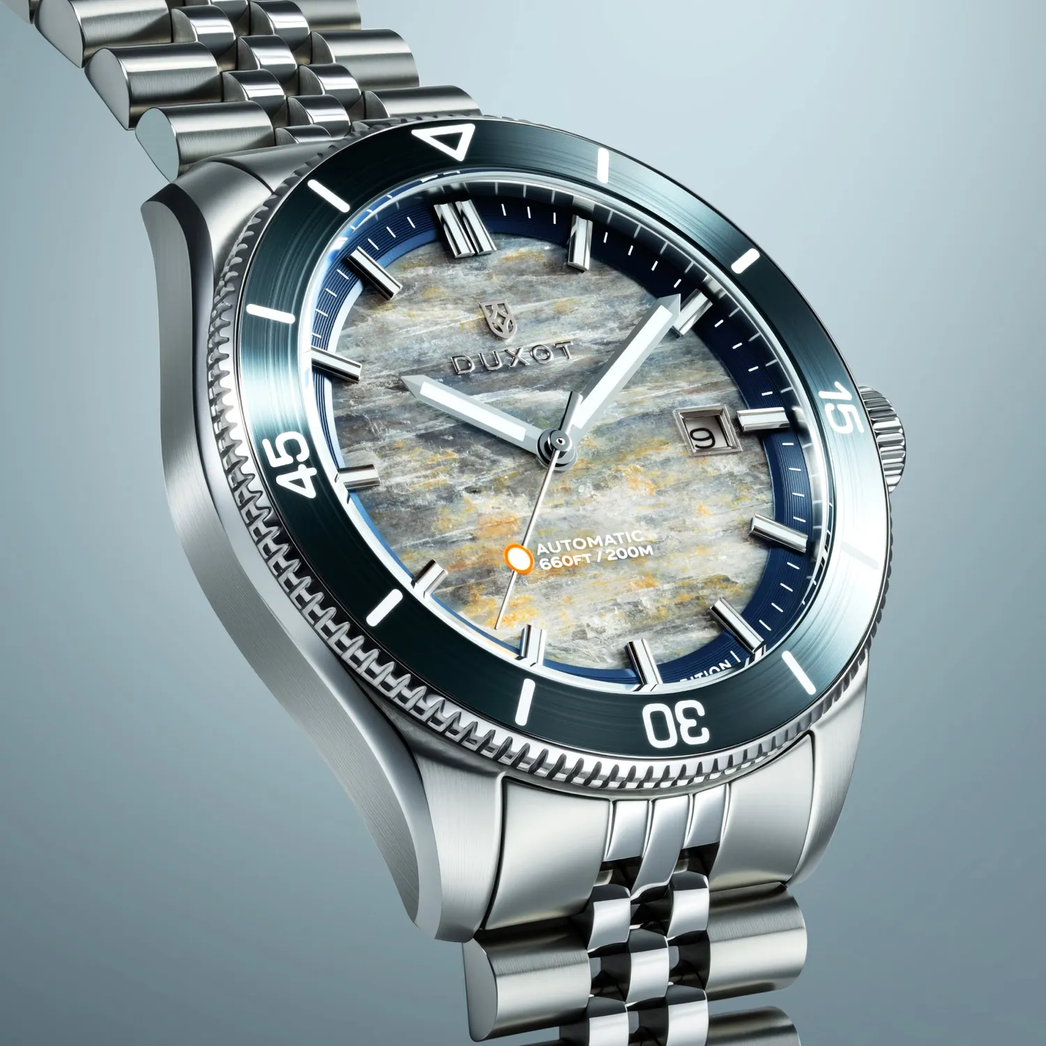 Duxot Pacifico Pietersite automatisk klokke steinskive