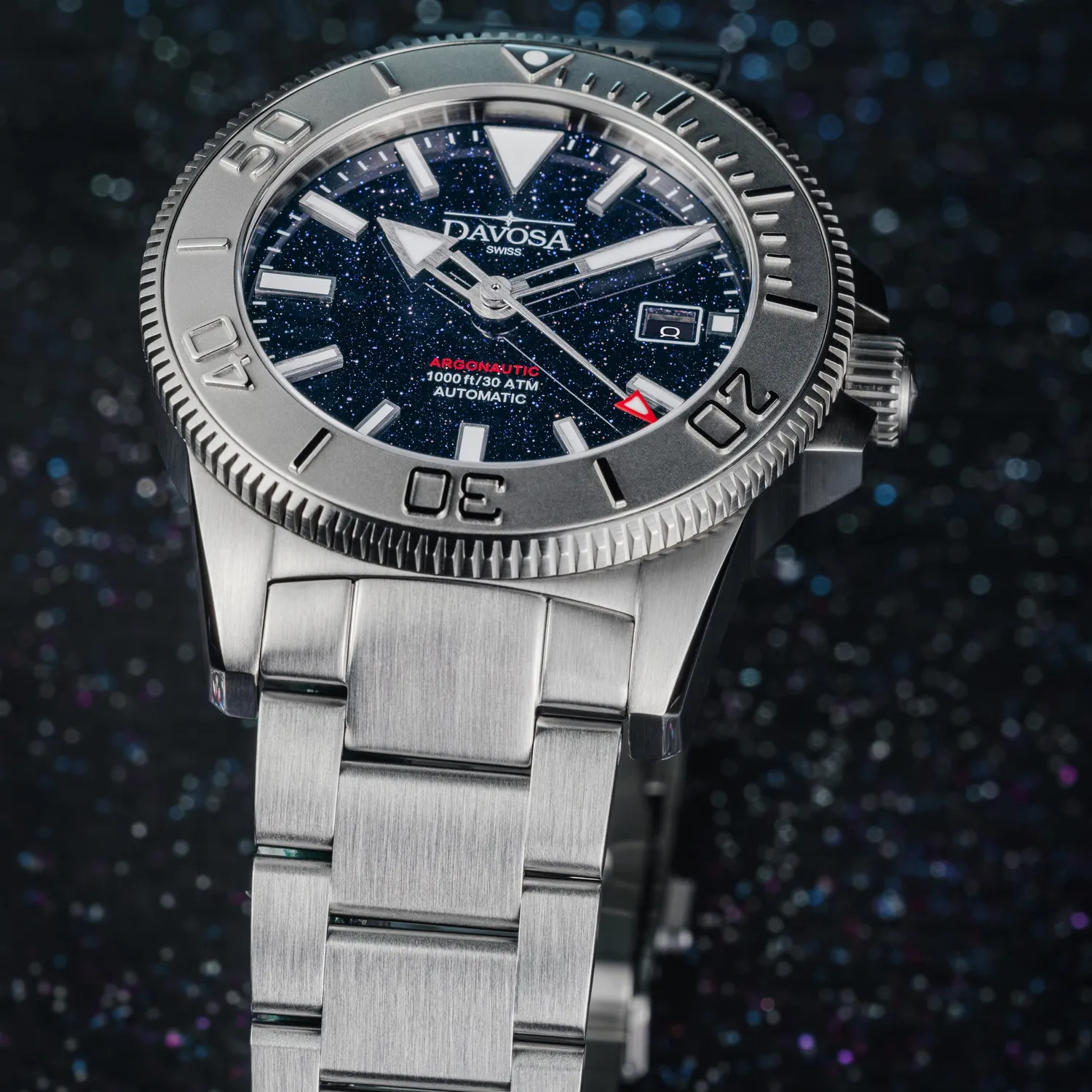 DAVOSA Argonautic Celeos automatisk dykkerklokke 30 ATM