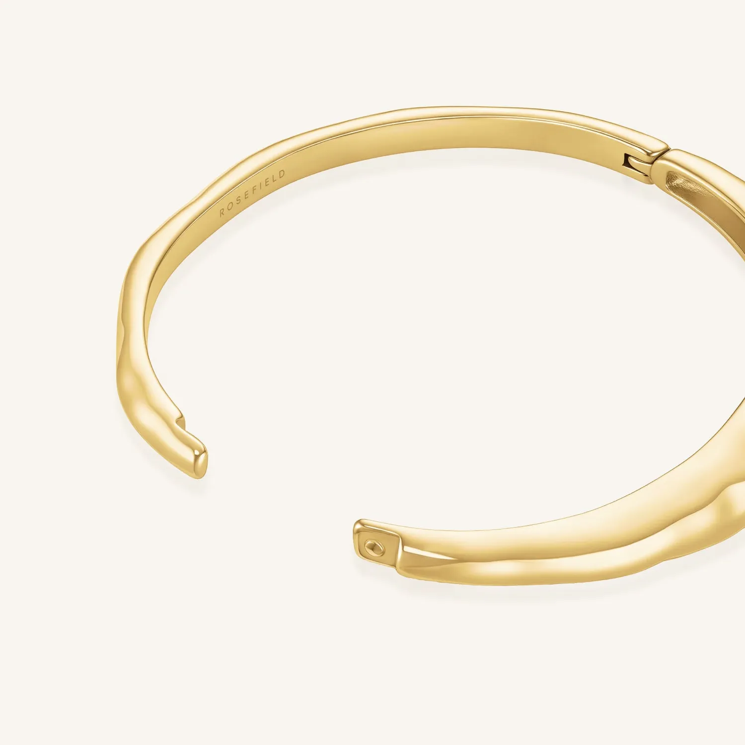 Rosefield Molten Brown Bangle armring gull 6 × 5 cm