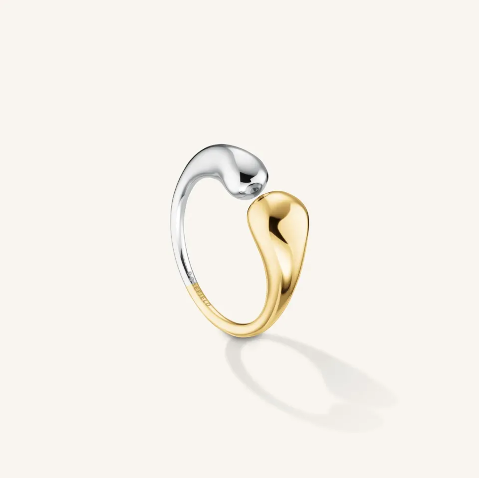 Rosefield Essentials Duotone Ring ring sølv og gull 48–56