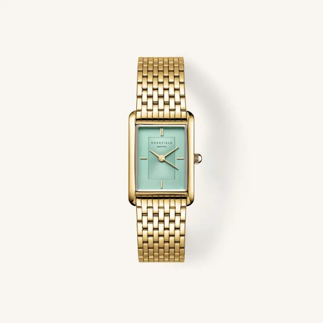 Rosefield Heirloom Heirloom Mint Green klokke gull mintgrønn 23,5 × 30,6 mm