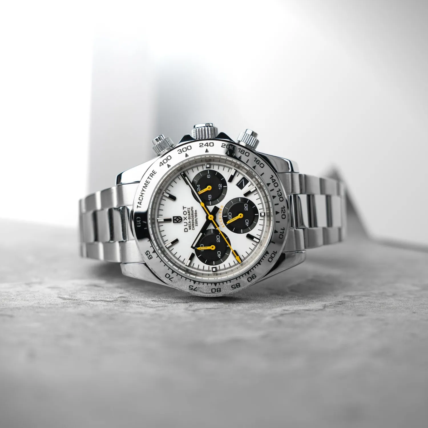 Duxot Accelero Chronograph Star White kronograf 40 mm