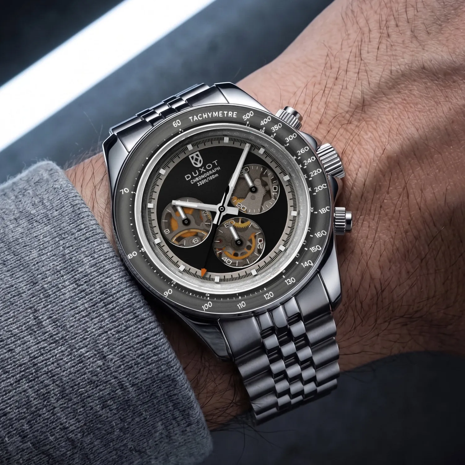 Duxot Accelero Luminara Limited Edition kronografklokke Autumn Glow