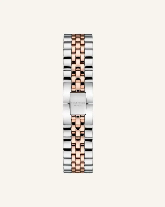Rosefield Silver - Rose gold Strap klokkerem 26 mm 12 mm