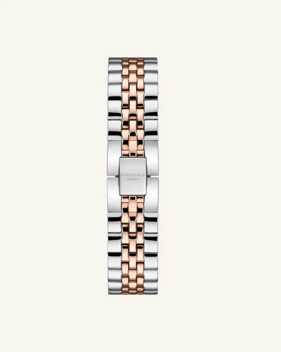 Rosefield Silver - Rose gold Strap klokkerem 26 mm 12 mm