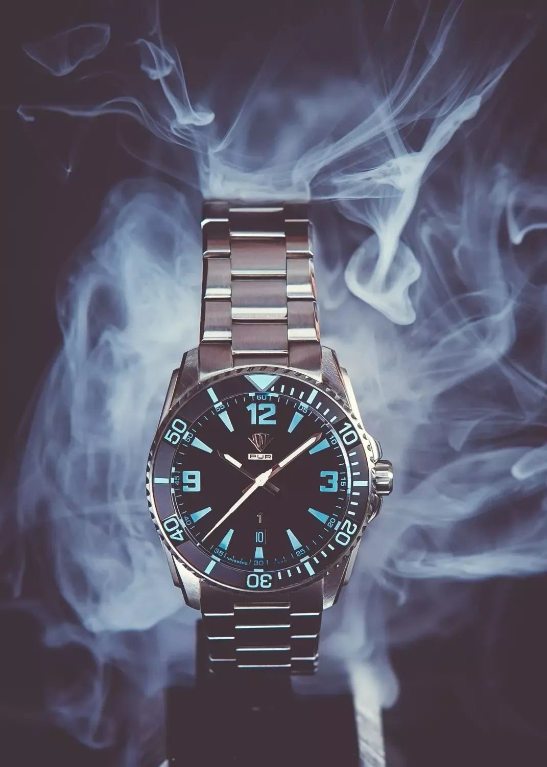 Perfekt Ur PUR 1 Sort armbåndsur
