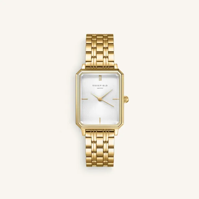 Rosefield Octagon klokke gull 23 × 29 mm lenke
