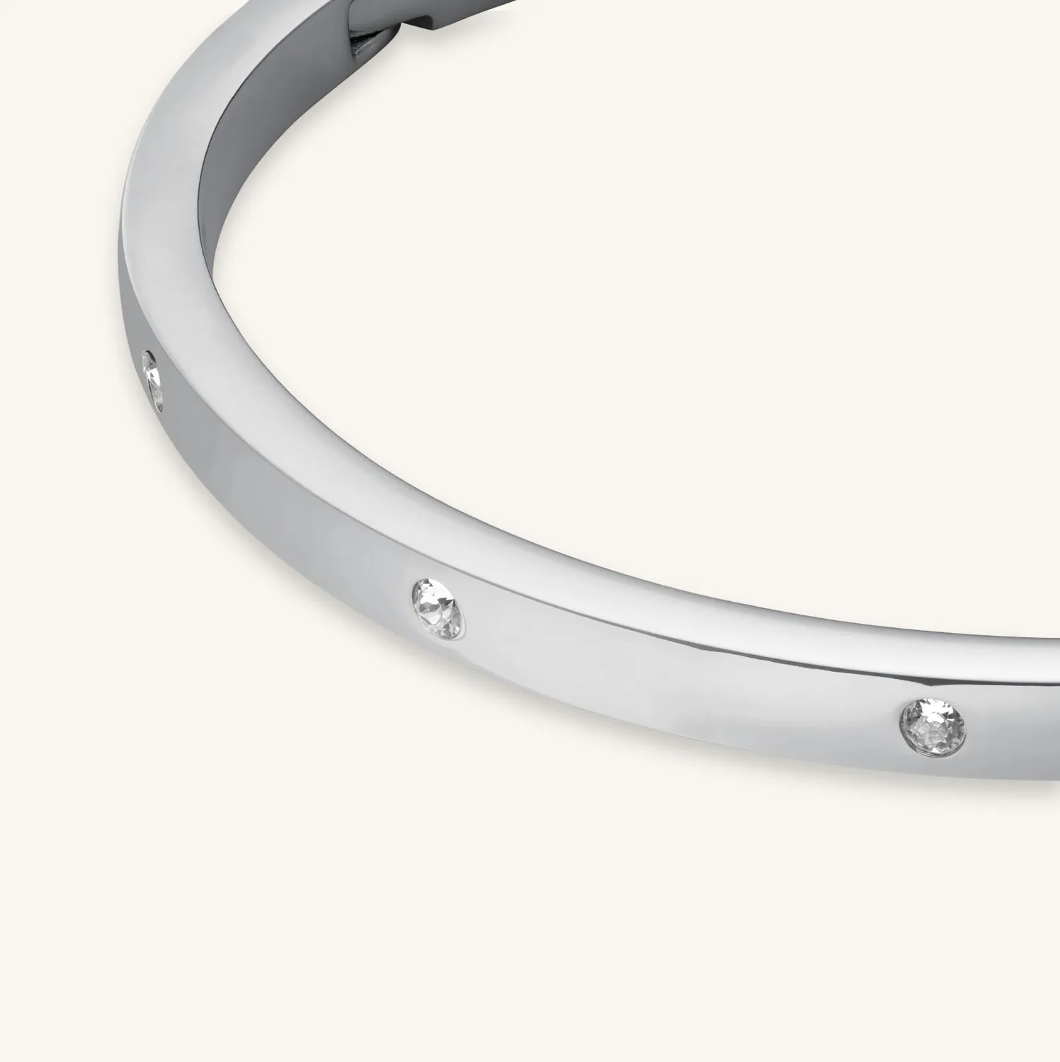 Rosefield Crystal Bangle armbånd gull og sølvbelagt stål