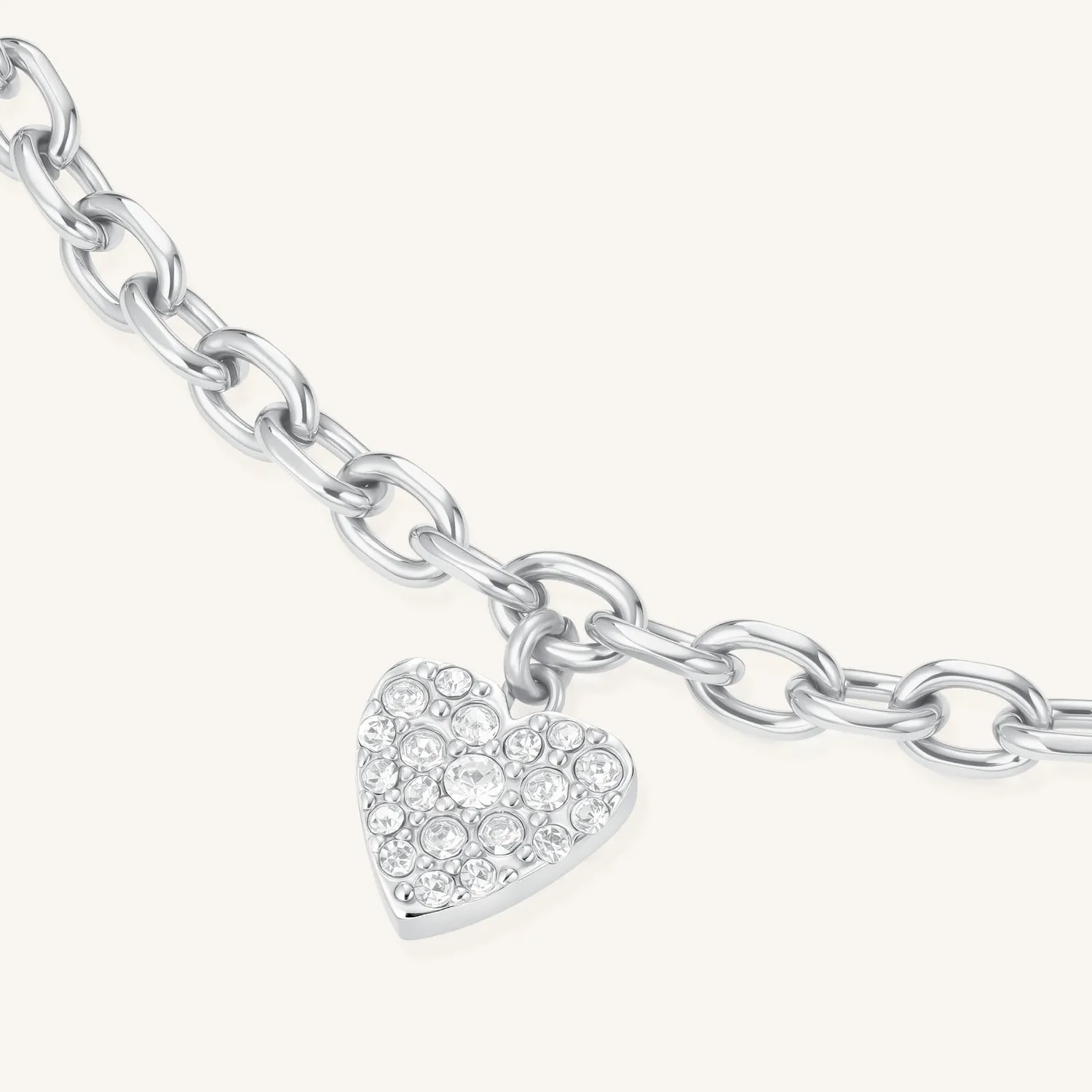 Rosefield Chunky Heart Bracelet armbånd gull 16,5–20,5 cm