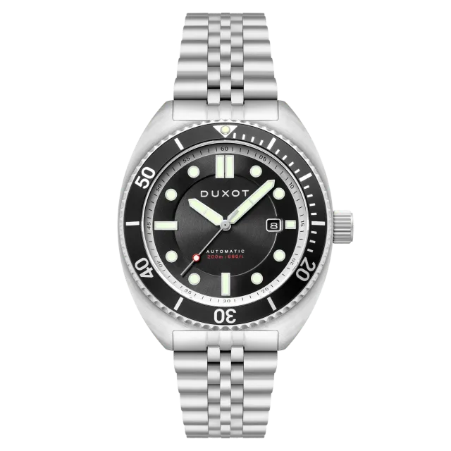 Duxot Tortuga Black dykkerklokke 200 m automatisk