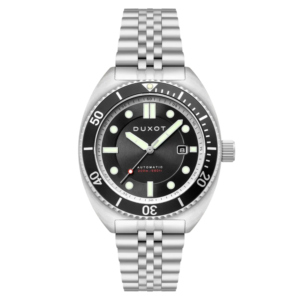 Duxot Tortuga Black dykkerklokke 200 m automatisk