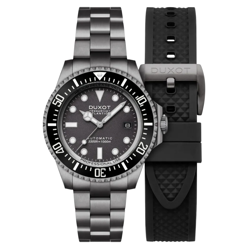 Duxot Atlantica Deep Dive Automatic Graphite dykkerklokke