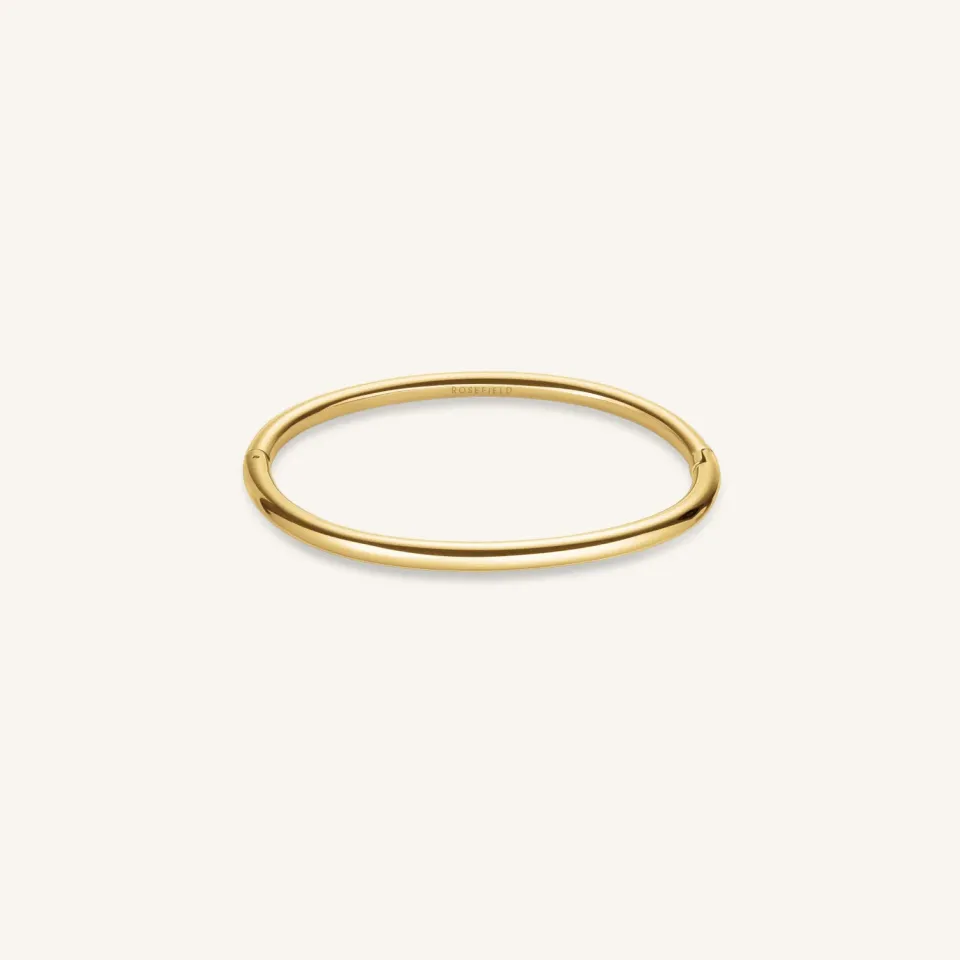 Rosefield Essential Bangle armring gullfarget 5,5 × 6 cm