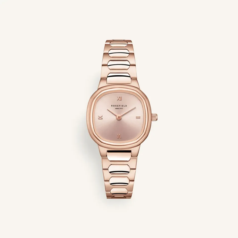 Rosefield Gaia XS Rose Gold klokke 25 mm uten gravering