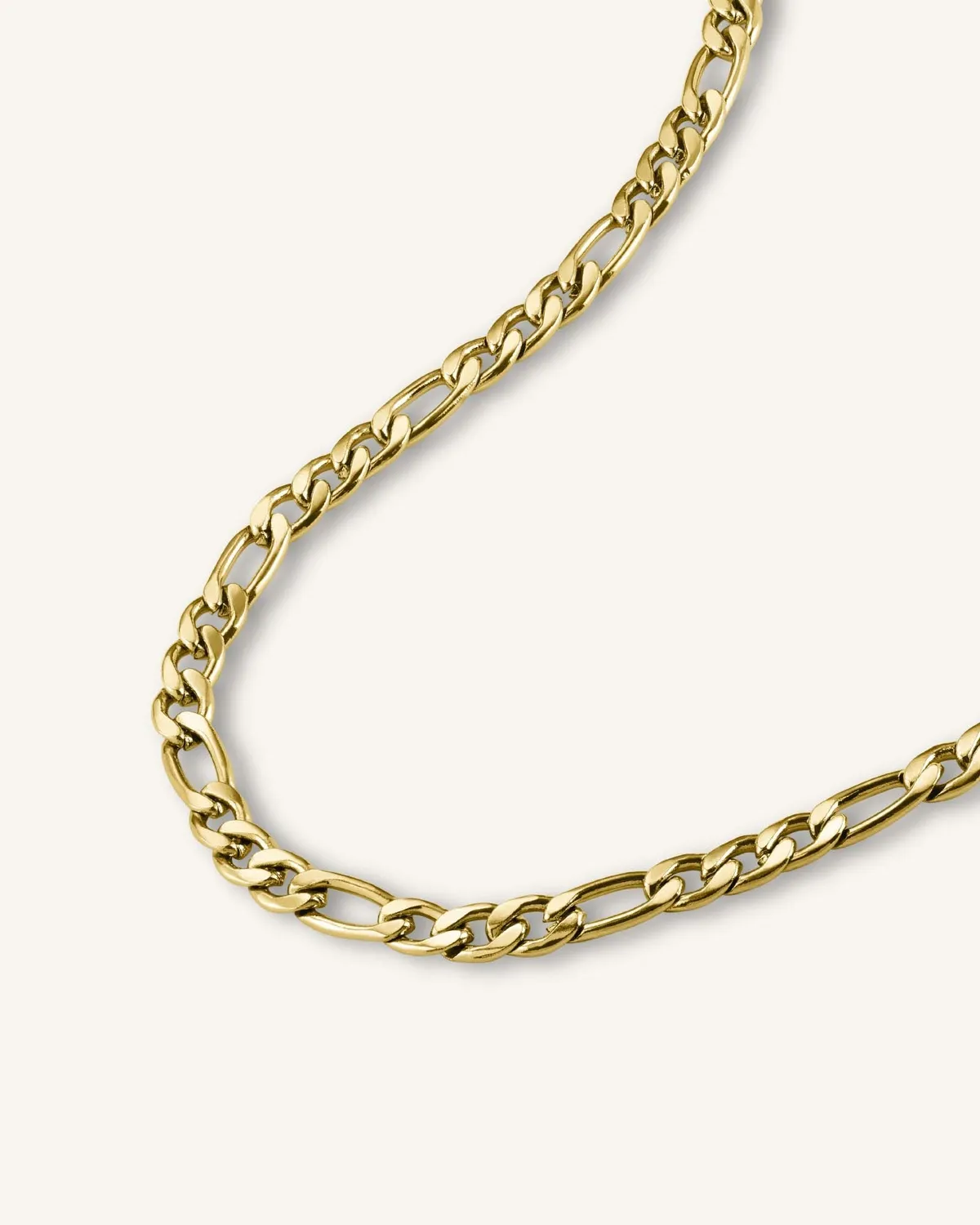Rosefield Contemporary Figaro Bracelet armbånd gull 16,5–19,5 cm