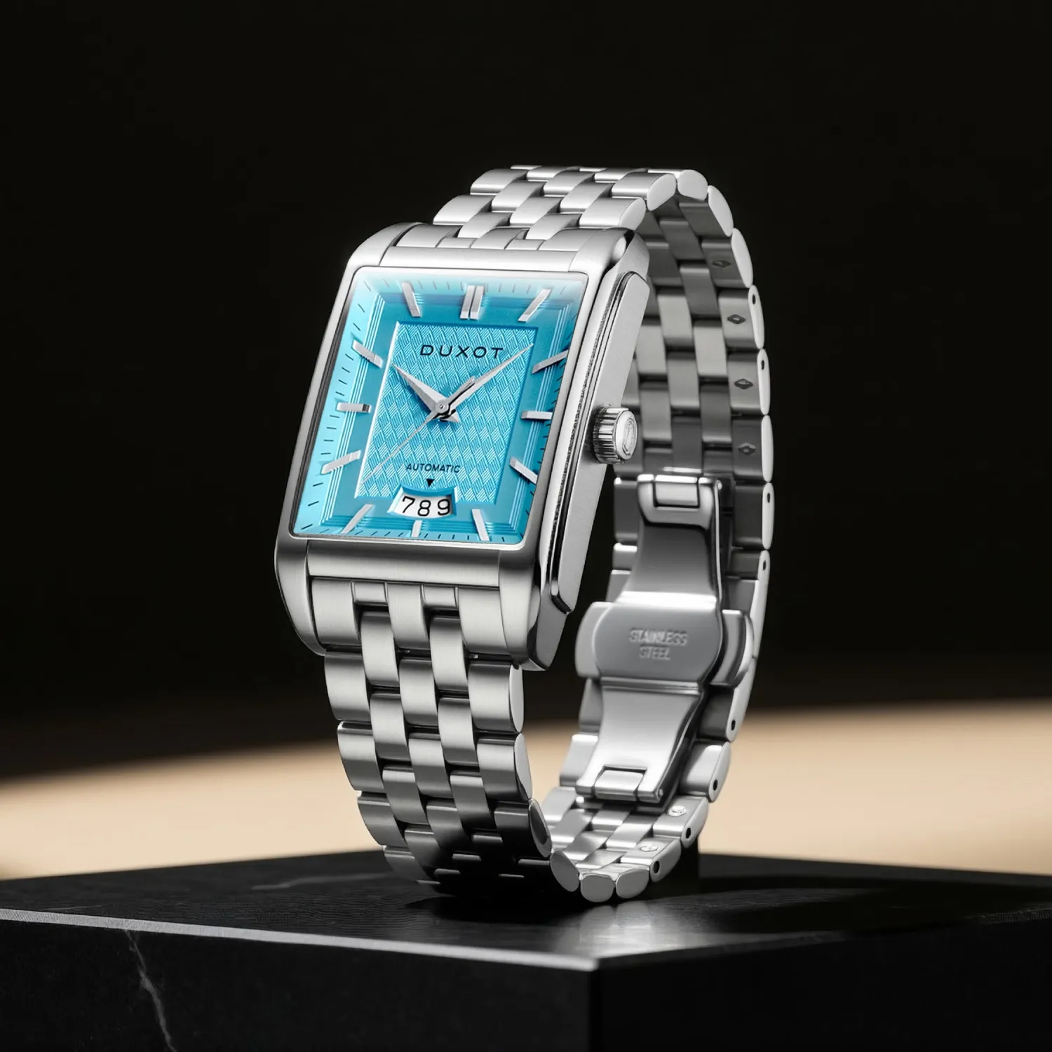 Duxot Livorno klokke Teal Spark 33 mm rektangulær