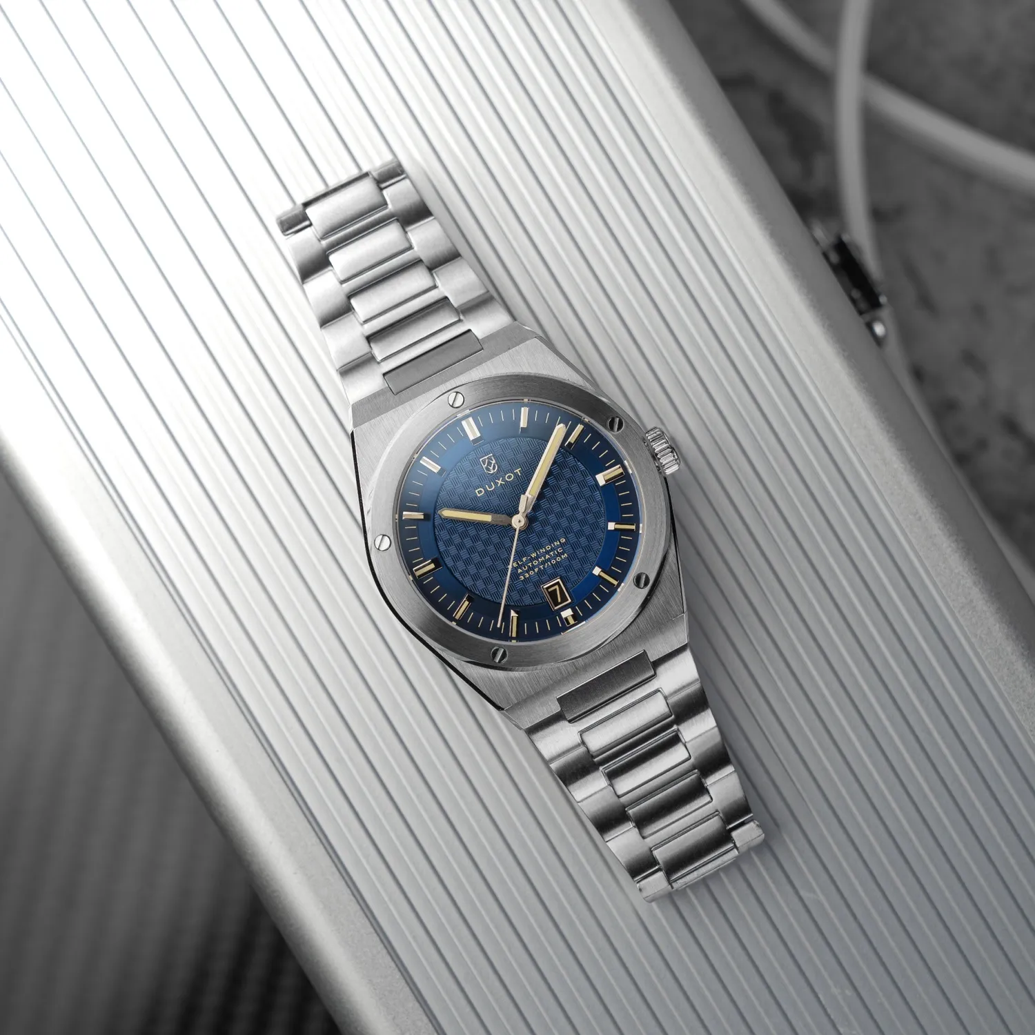 Duxot Bastia Royal Blue automatisk klokke blå