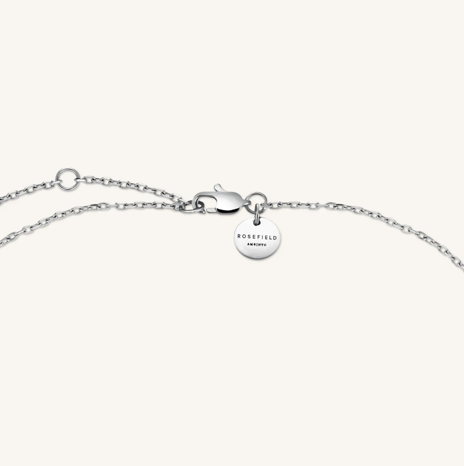 Rosefield Triple Stones halskjede gull