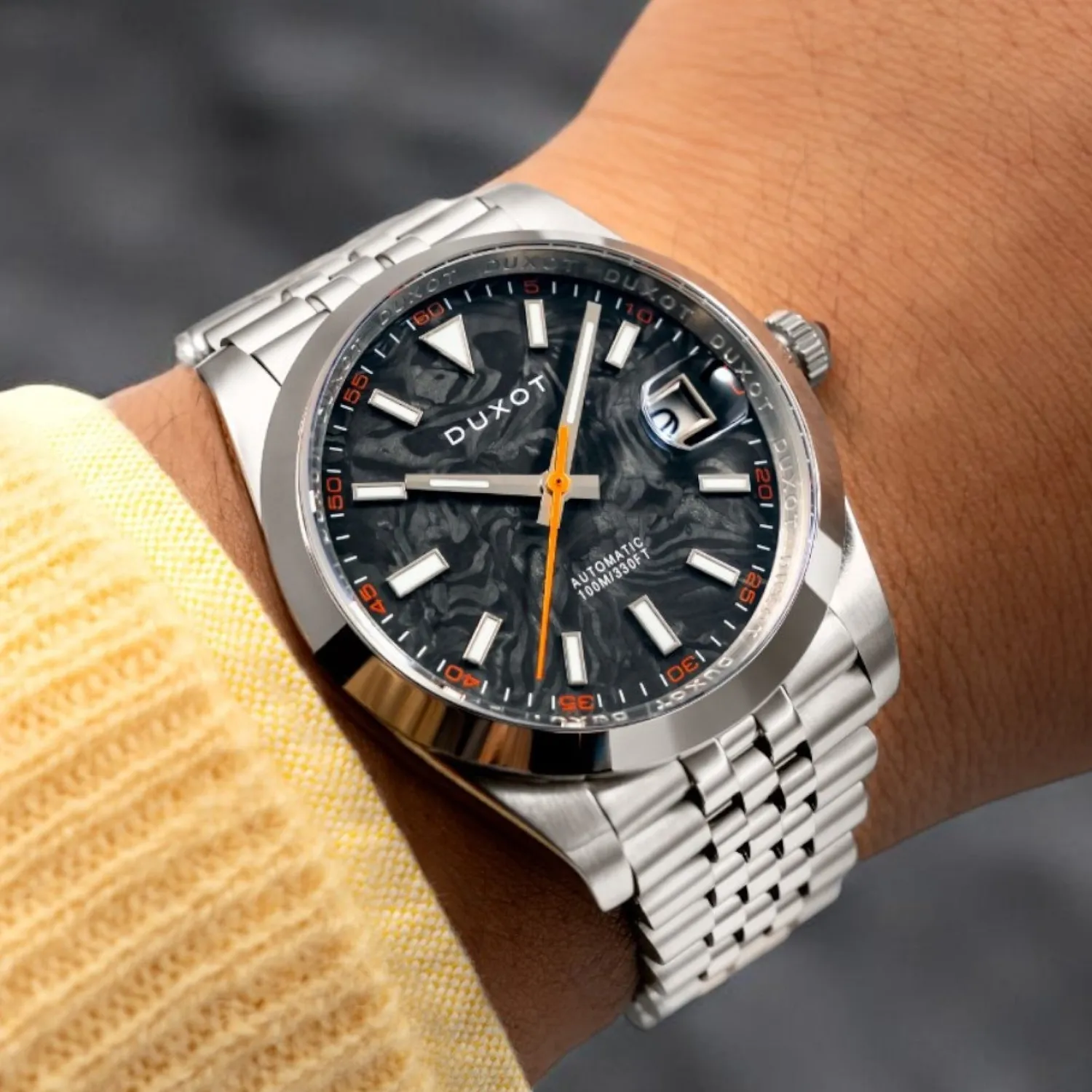 Duxot Vezeto Sea Wave Marble klokke 40 mm
