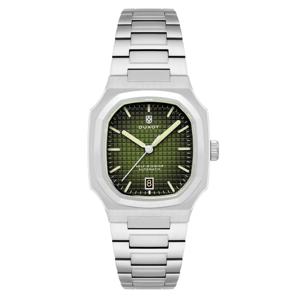 Duxot Colmar Automatic klokke Myrtle Green 38 mm