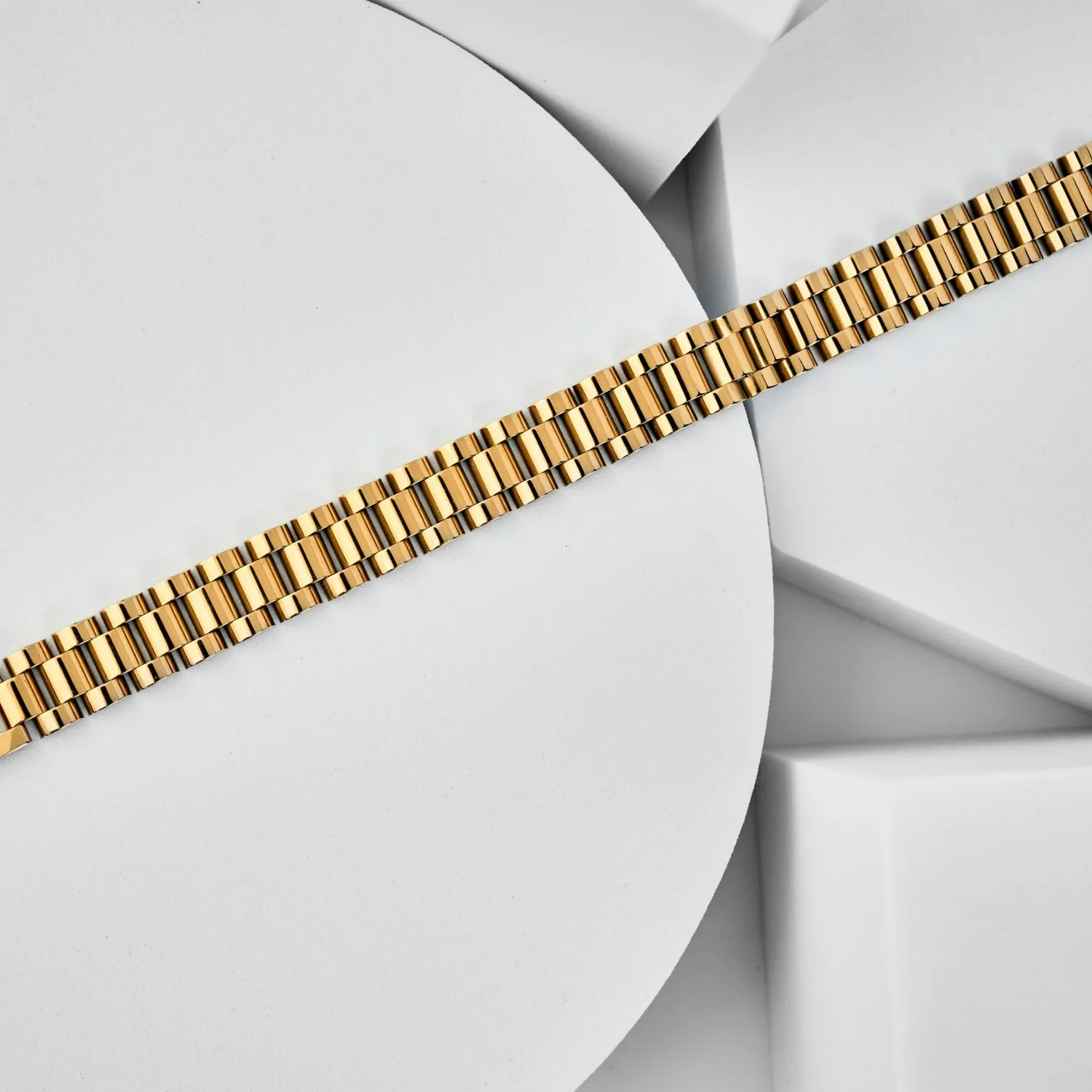 Duxot Vezeto armbånd gull flat lenke