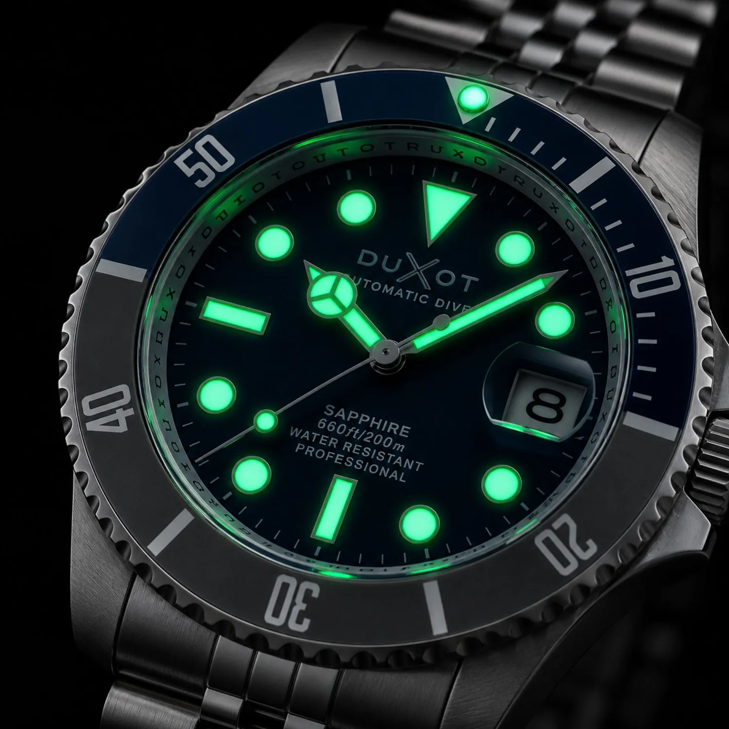Duxot Atlantica Azure Abyss automatisk dykkerklokke