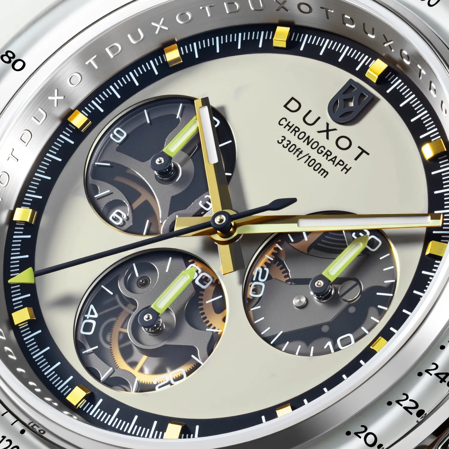 Duxot Accelero Luminara Limited Edition automatisk kronograf Lunar Glow