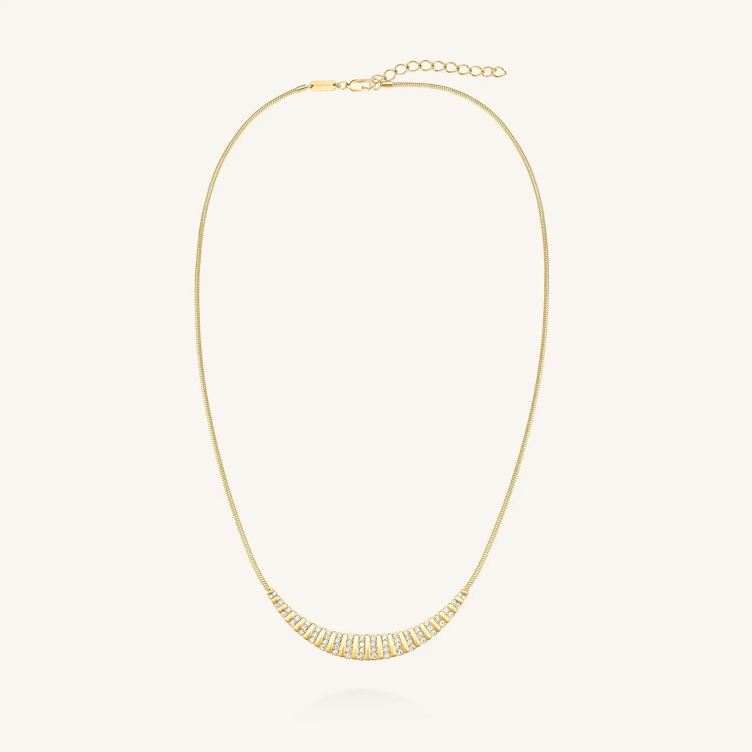 Rosefield Slate Necklace halskjede gull 42–46 cm