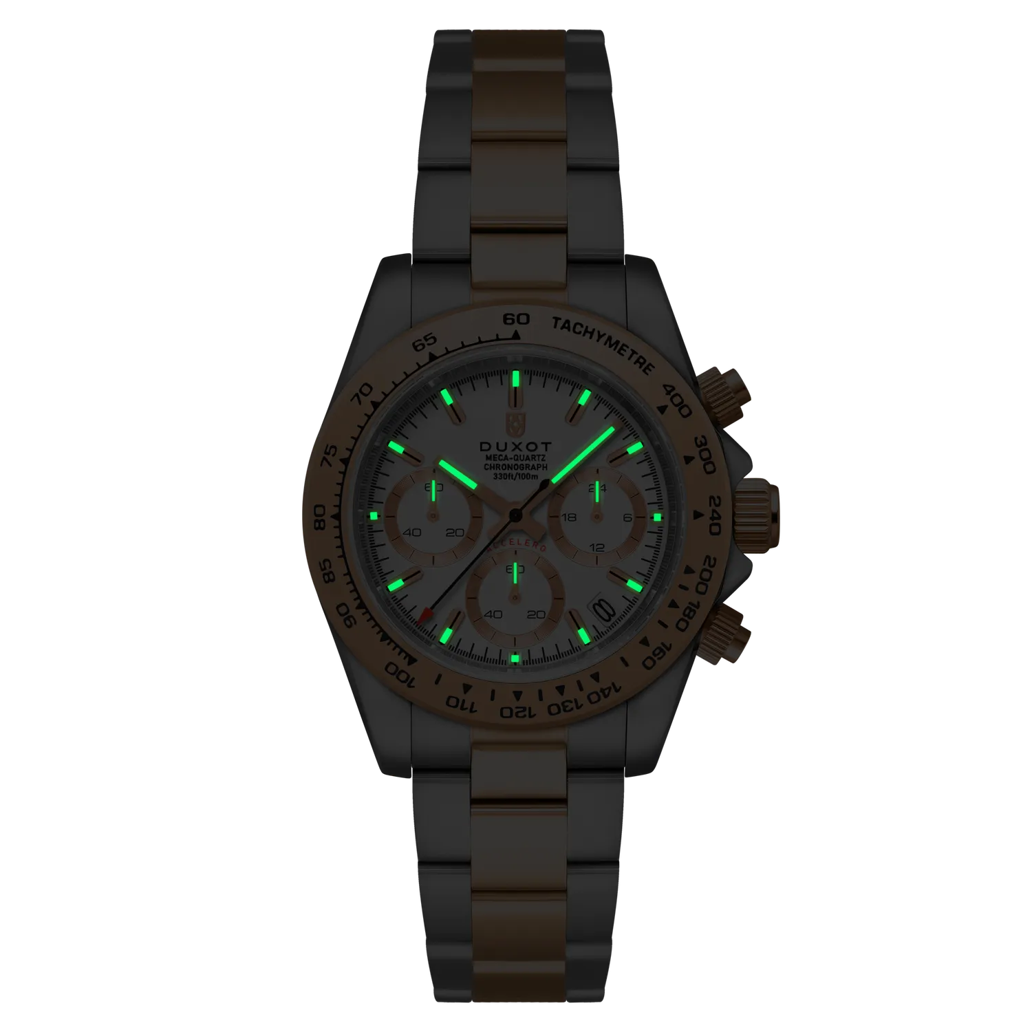 Duxot Accelero DX-2065 Cascading White kronografklokke 40 mm