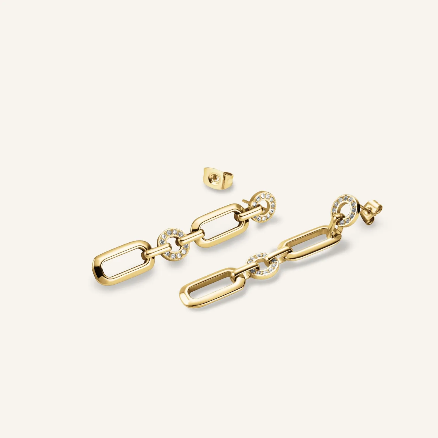 Rosefield Essentials Studs Earrings øredobber gull belagt stål