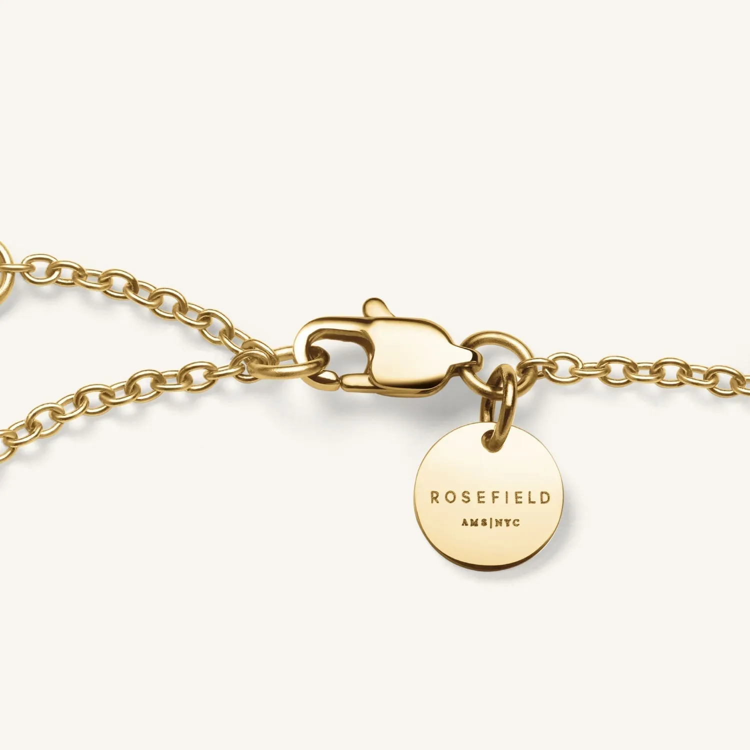 Rosefield Essentials Emerald Dotted Bracelet armbånd grønn emalje