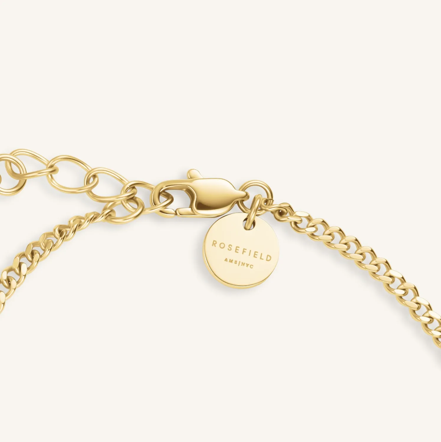 Rosefield Crystal Bracelet armbånd gull/sølv justerbart stål