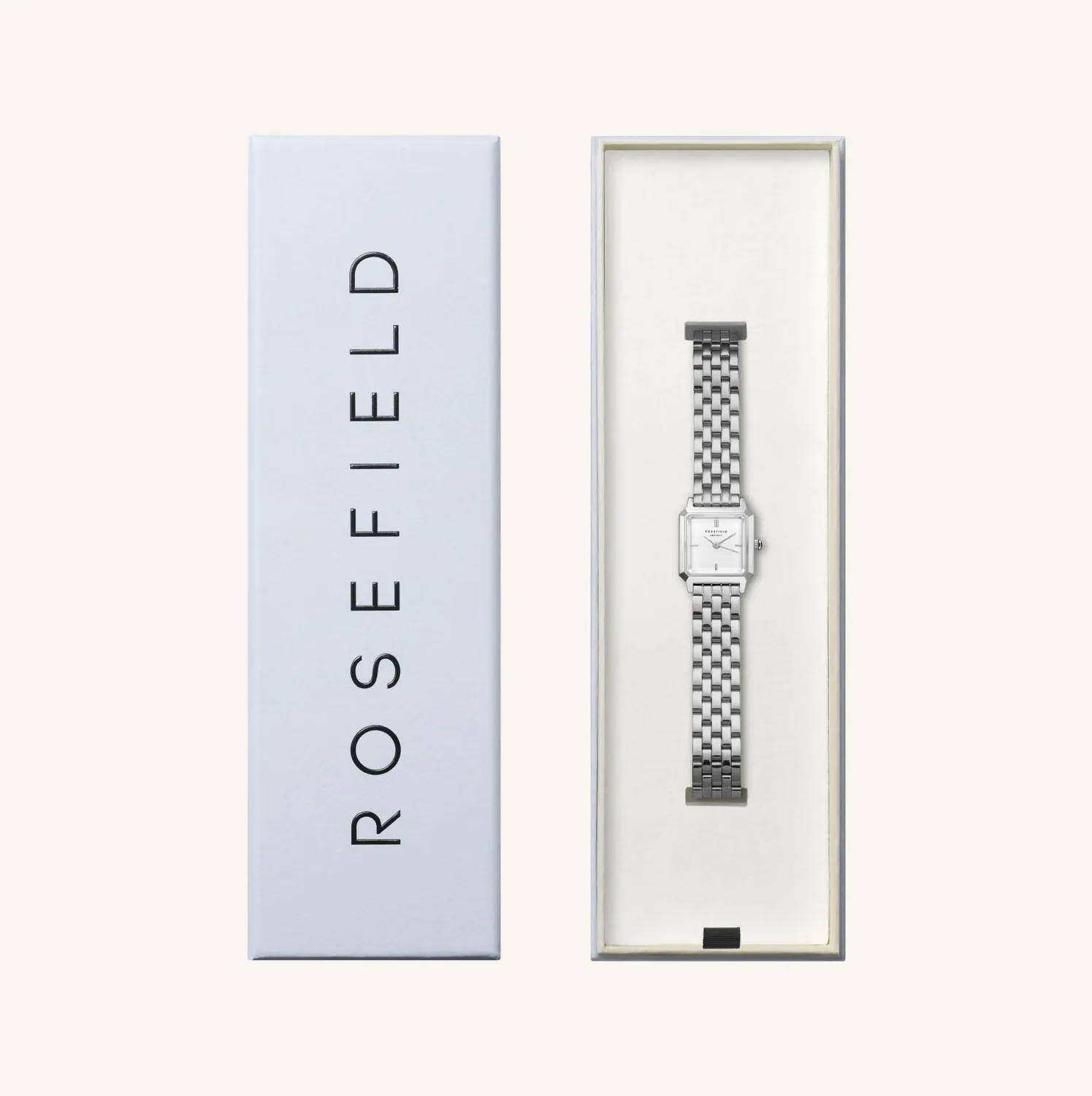 Rosefield Boxelle klokke 19,5 mm sølv
