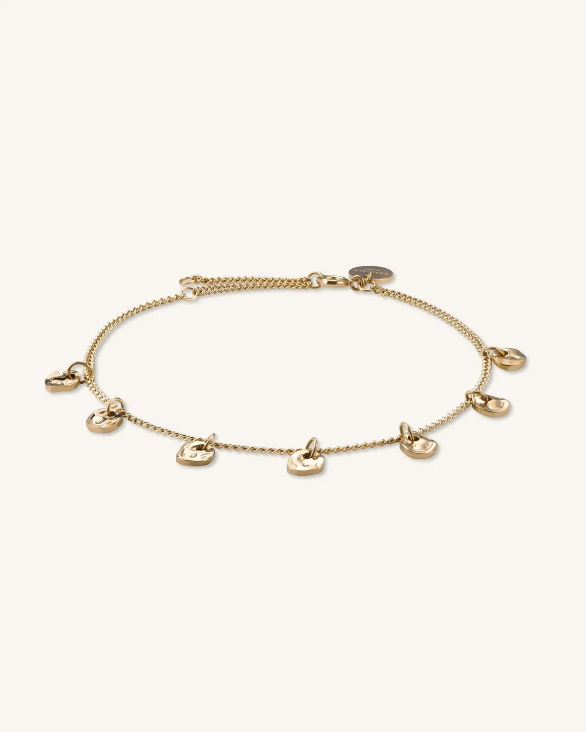 Rosefield Boxy XS Gold gullklokke og armbåndsett