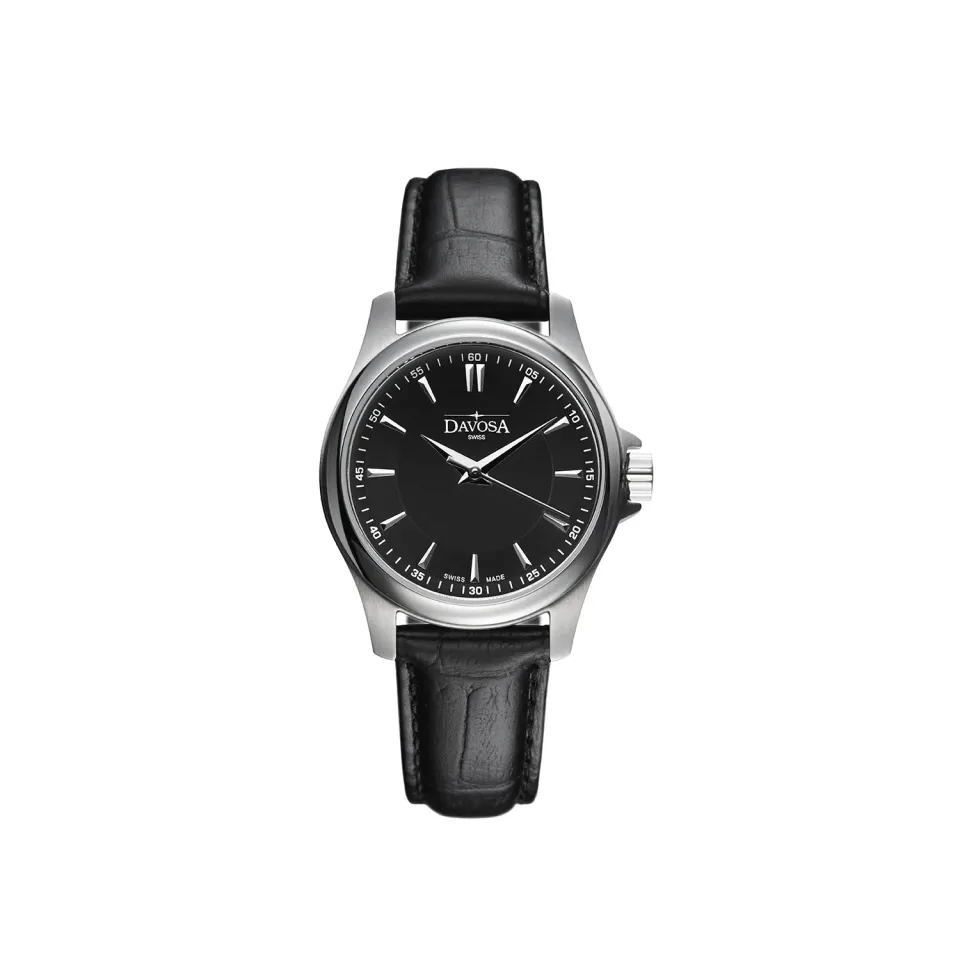 DAVOSA Classic quartz dameklokke 30 mm safirglass