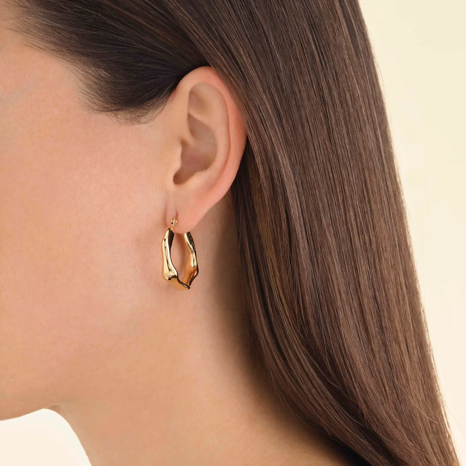 Rosefield Essentials Organic Hoops hoops gull