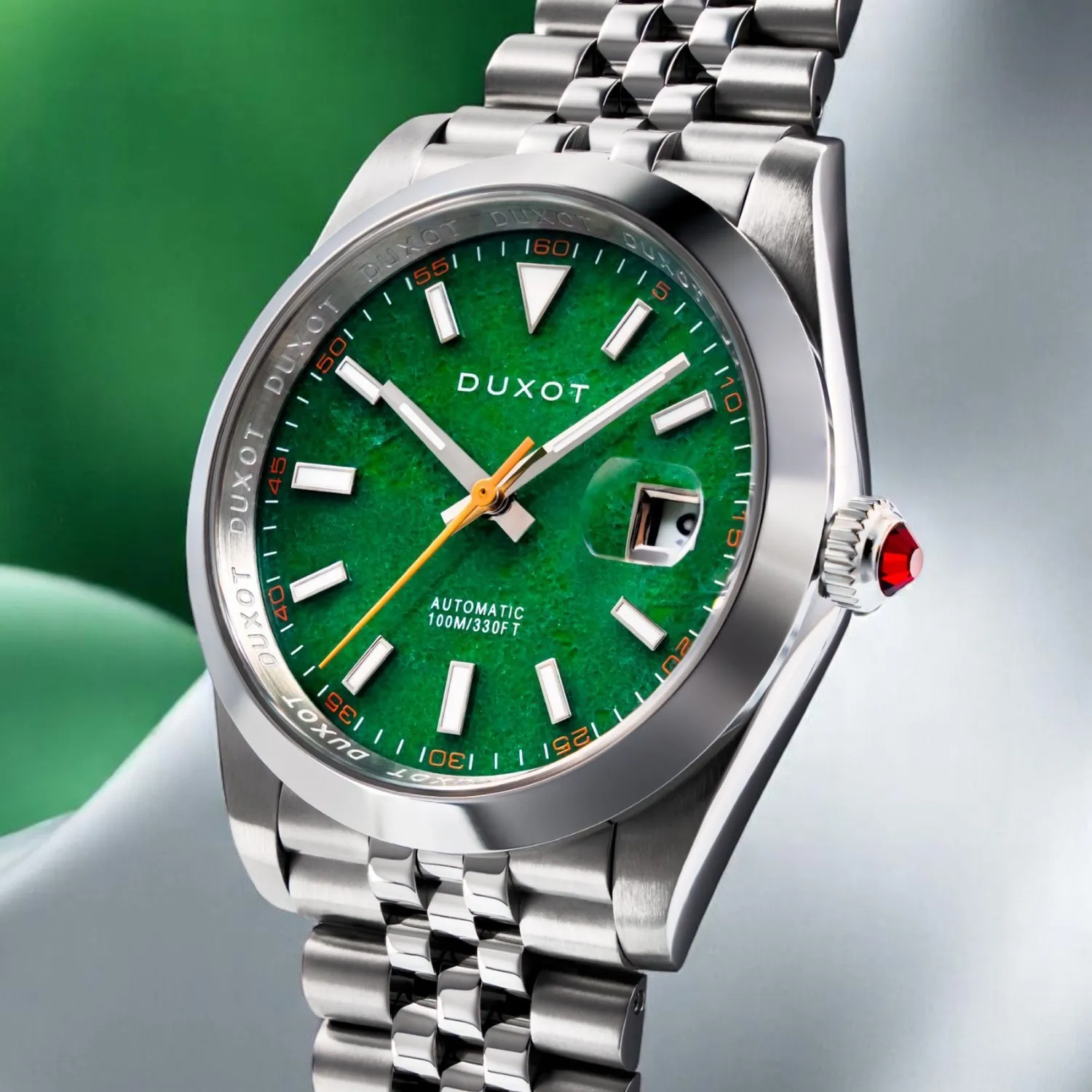 Duxot Vezeto Aventurine automatisk klokke 40 mm