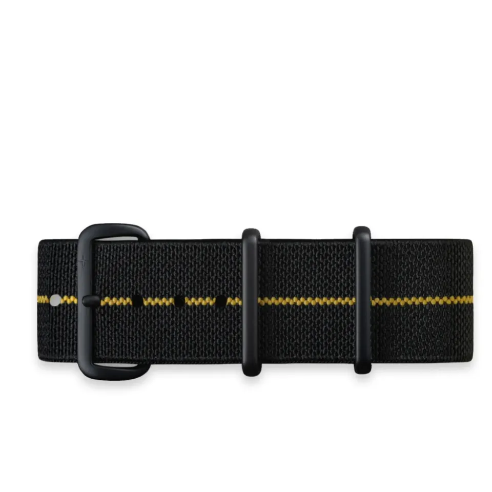 DAVOSA Nylon Black 22mm klokkerem 22 mm svart