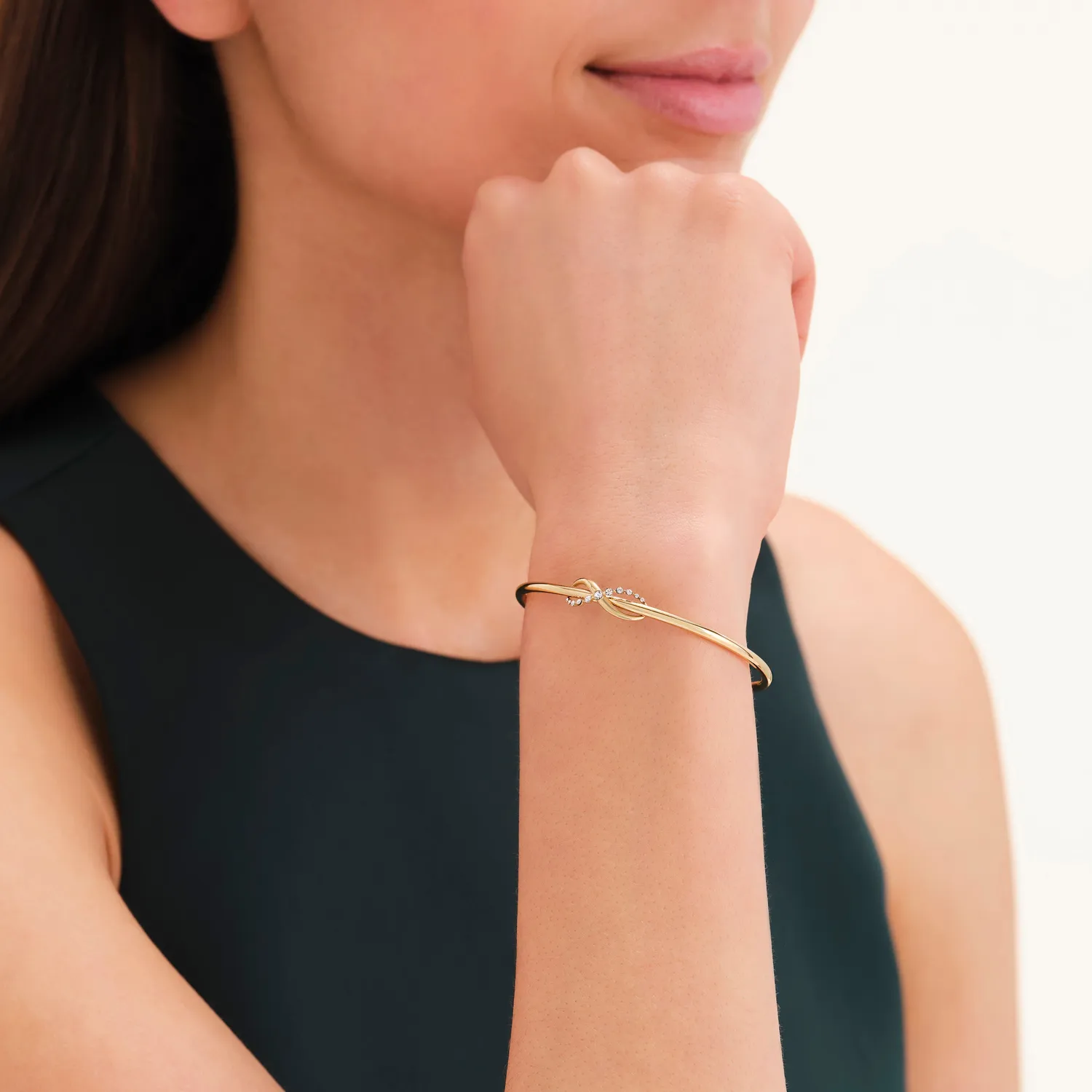 Rosefield Infinity Bangle armring gull