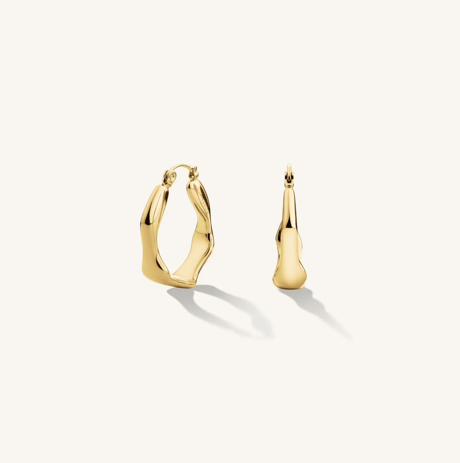 Rosefield Essentials Organic Hoops hoops gull