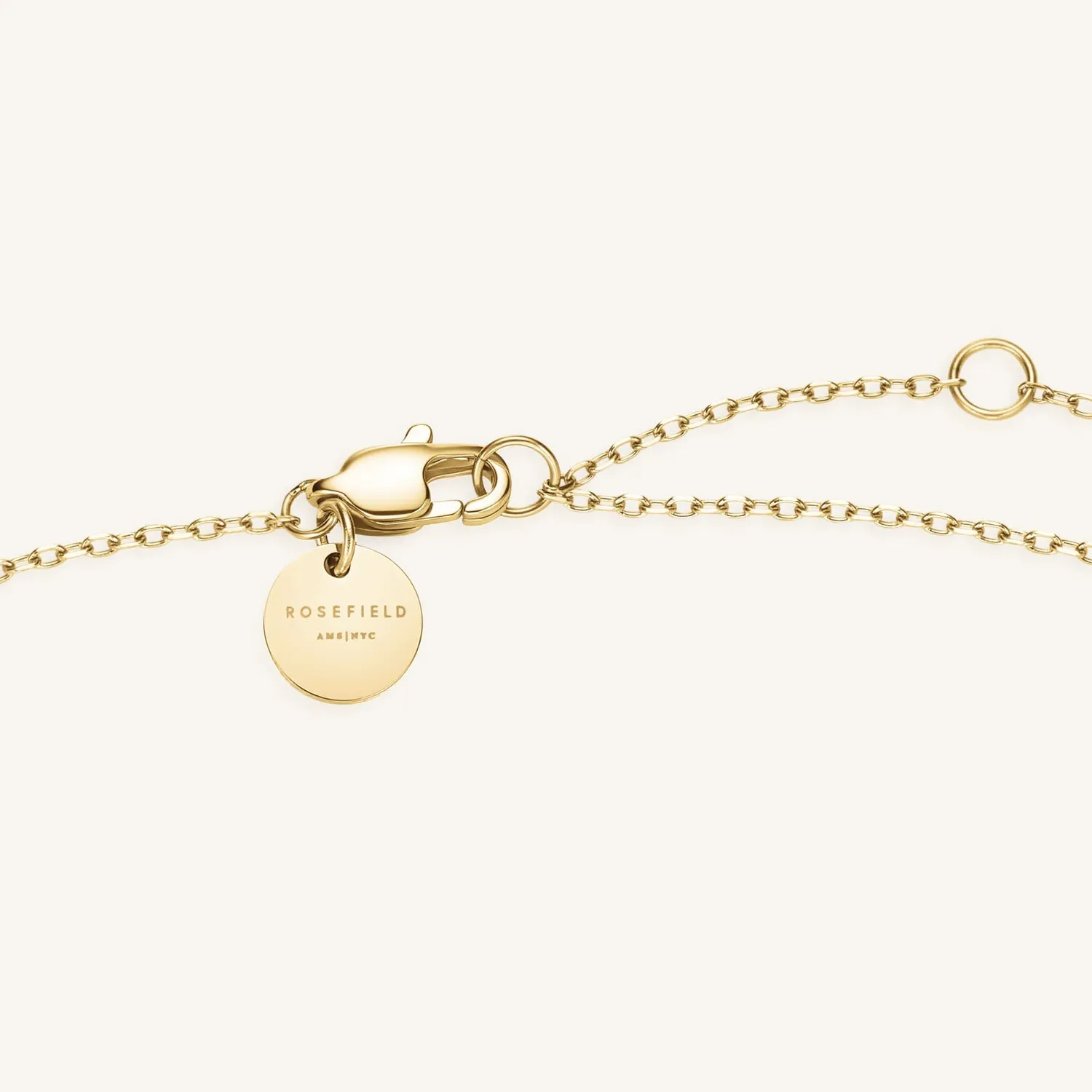 Rosefield Pearl Halo Necklace halskjede gull 42–46 cm