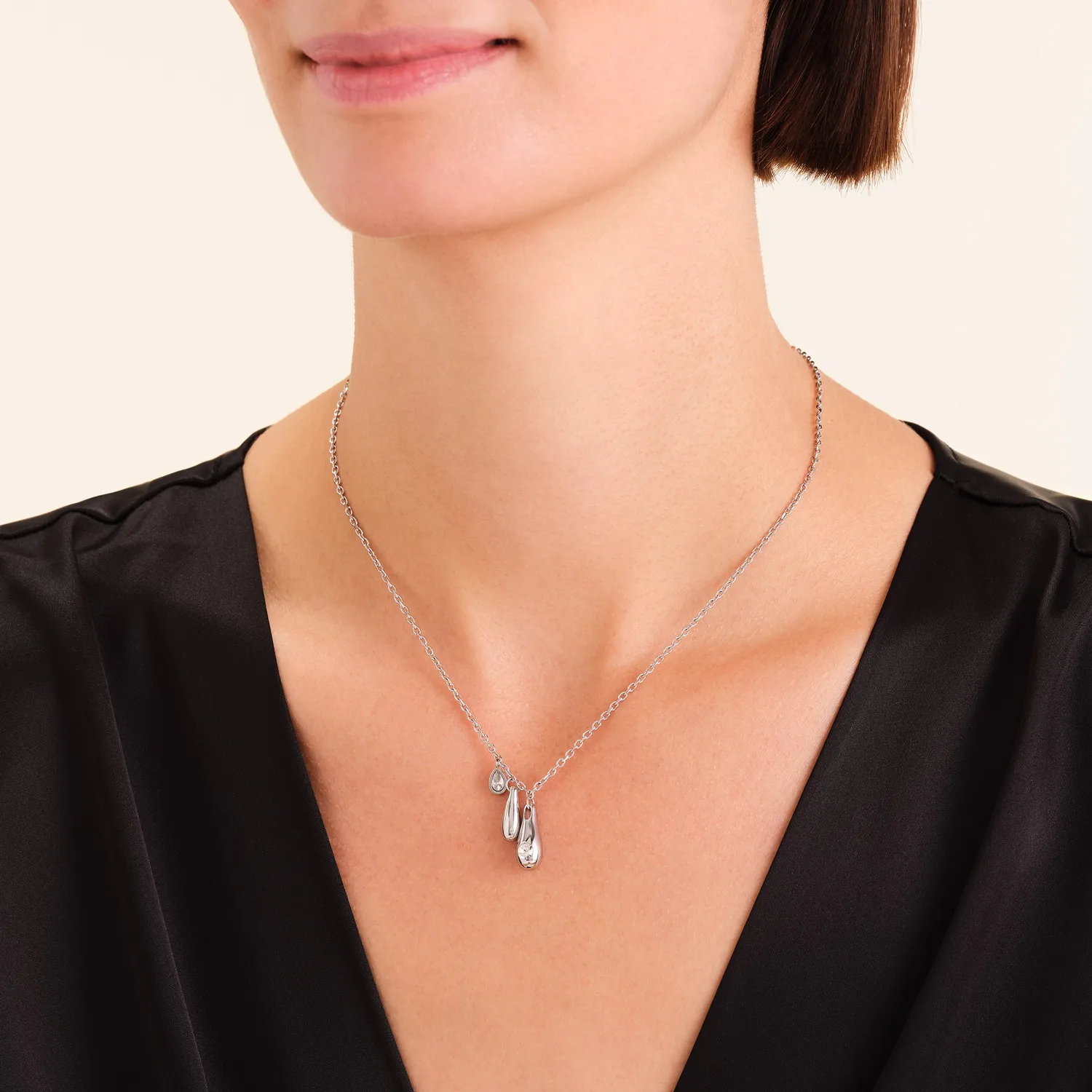 Rosefield Essentials Charms Necklace halskjede gull