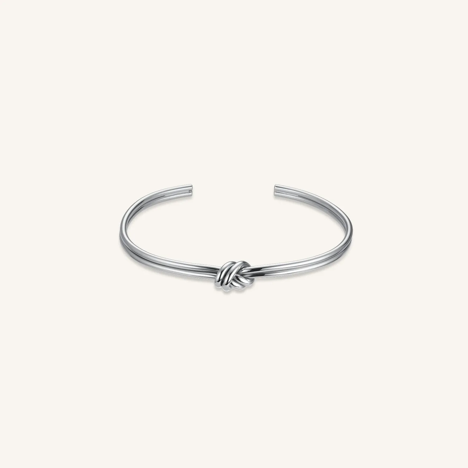 Rosefield Essentials Knot Bangle armring gull