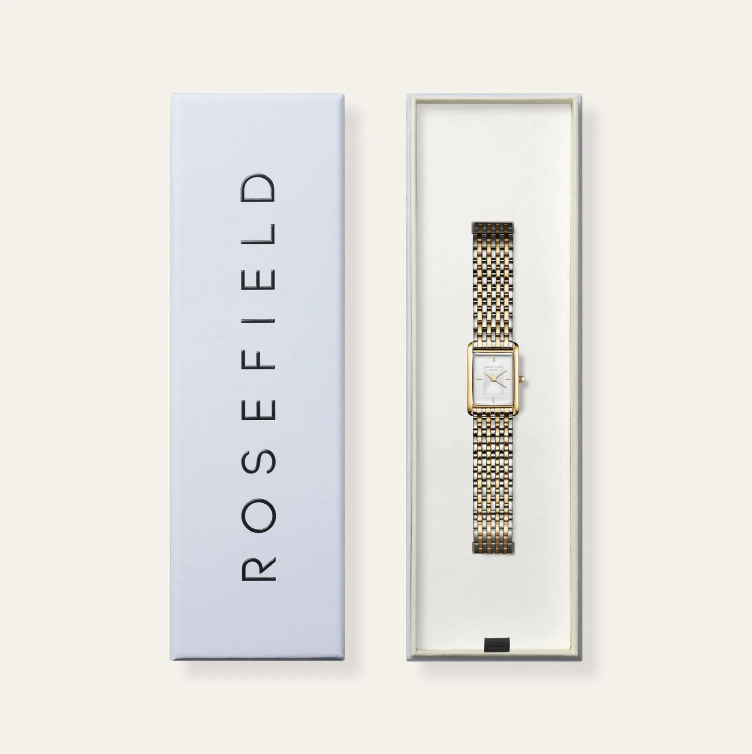 Rosefield Heirloom Duotone klokke mellomstor tofarget